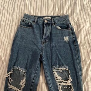 PacSun 26 size High rise straight jean